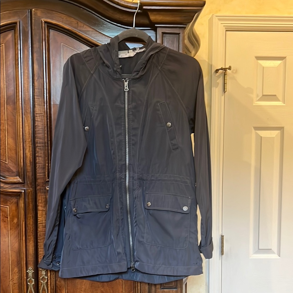 Dark Gray Hooded Jacket